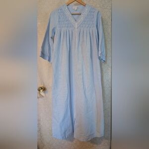 Miss Elaines Mu Mu House Dress Duster. Sz. Small